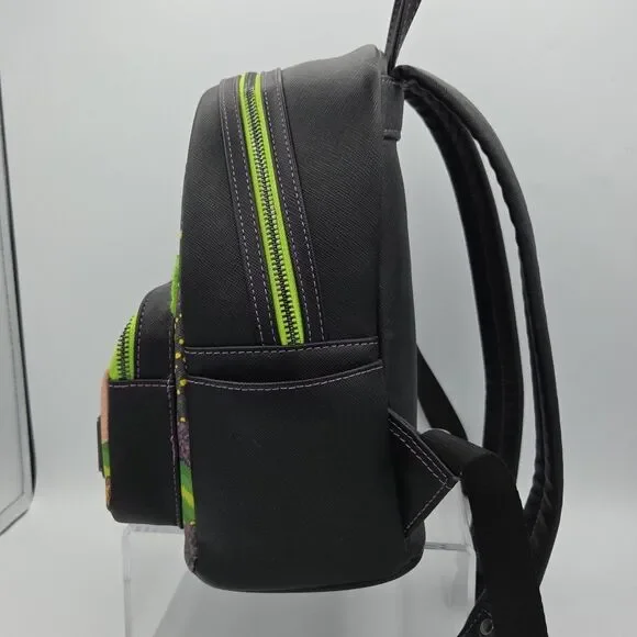 LOUNGEFLY EDWARD SCISSORHANDS TOPIARIES MINI BACKPACK EUC - Picture 4 of 7